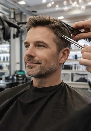 Комплекс «Массаж+ Мужская стрижка»