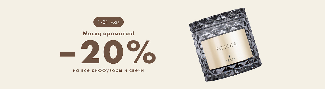 -20% на весь ароматный мир!